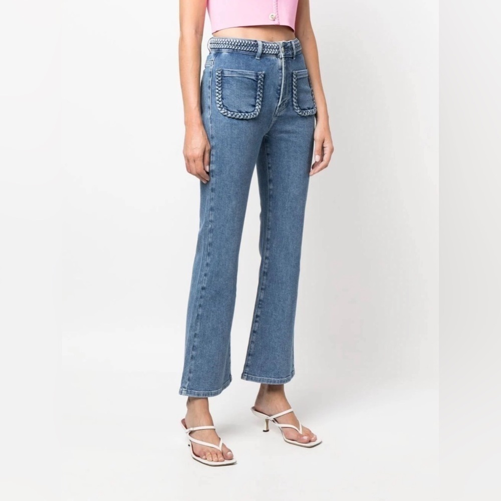 Maje
cropped flared jeans Sz 34